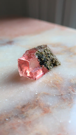 Strawberry Optical Calcite