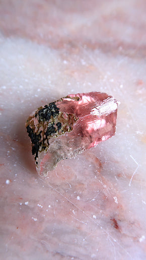 Strawberry Optical Calcite