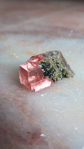 Strawberry Optical Calcite