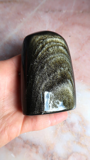 Large Golden Obsidian - Sun energy