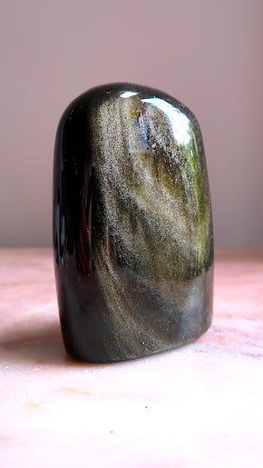 Large Golden Obsidian - Sun energy