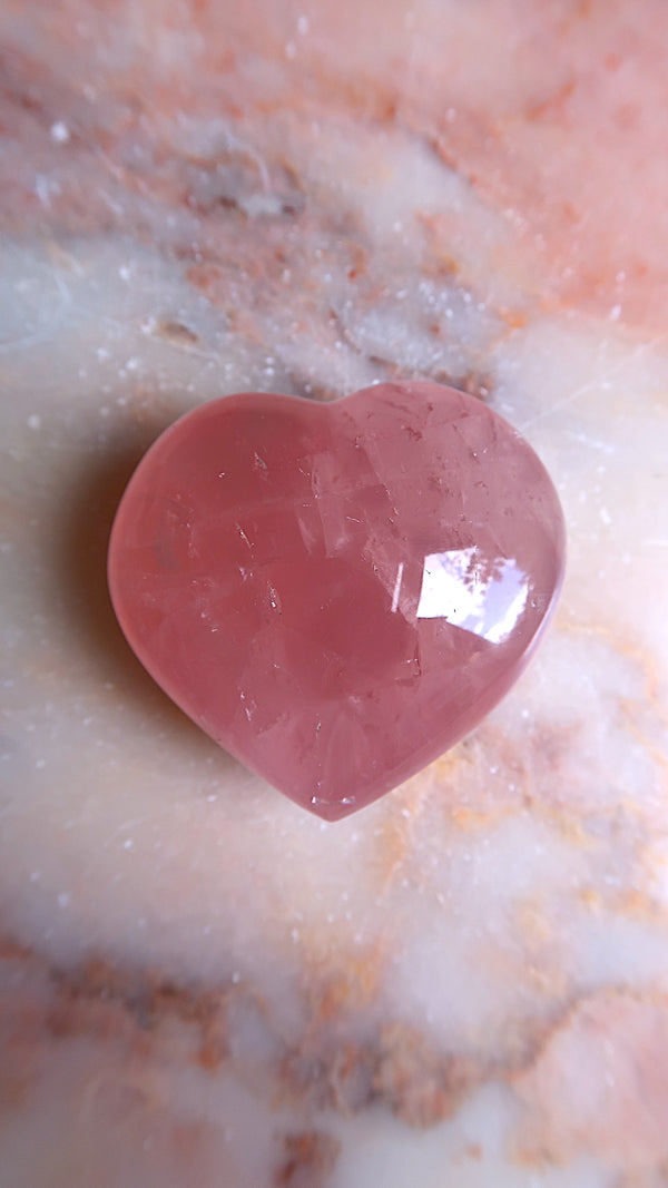 Rose Quartz Heart
