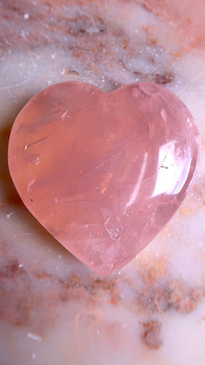 Large Rose Quartz Heart