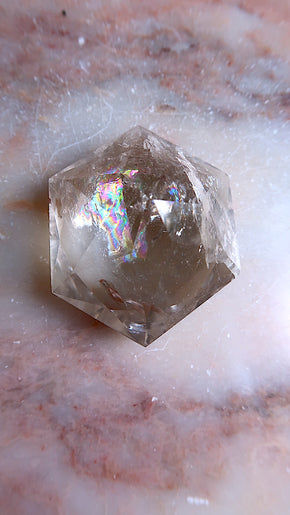 Diamond Smokey Quartz Diamond (rainbows)