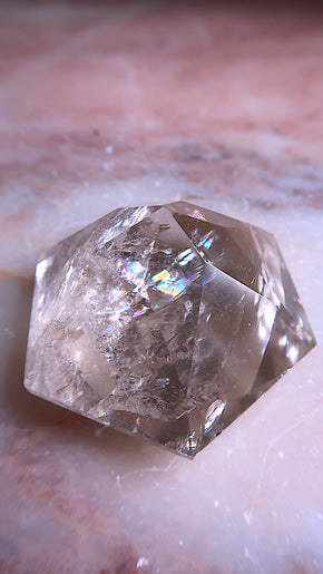 Diamond Smokey Quartz Diamond (rainbows)