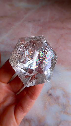 Diamond Smokey Quartz Diamond (rainbows)