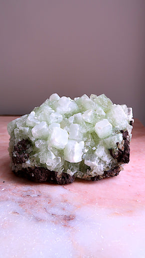 Large Green Apophyllite Cluster