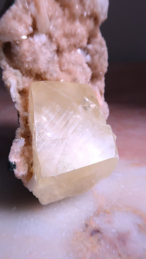 Rare Premium Yellow Optiacl Calcite