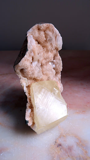 Rare Premium Yellow Optiacl Calcite