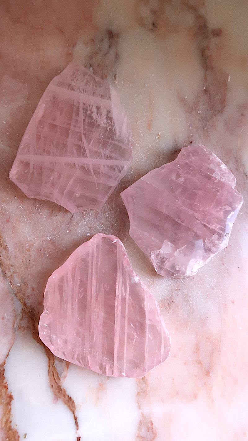 Rose Quartz Slice