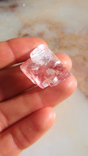 Strawberry Optical Calcite