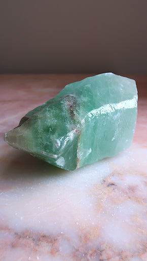 Raw Green Calcite