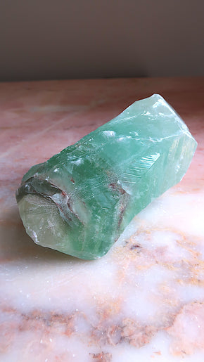 Raw Green Calcite