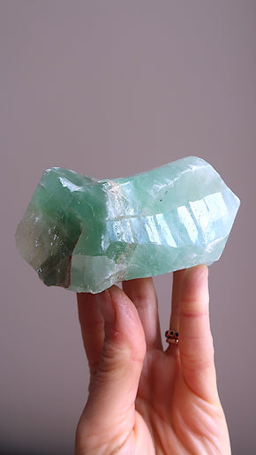 Raw Green Calcite