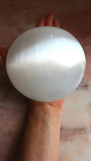 Extra Large Selenite Sphere