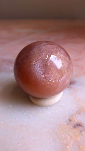 Pink Moonstone Sphere
