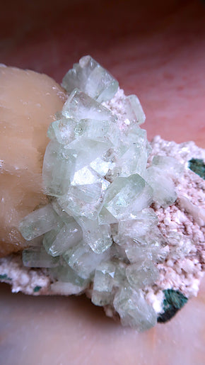 Special: Green Apophyllite Cluster