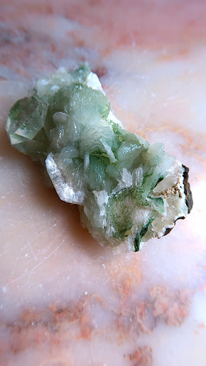 Green Apophyllite Cluster