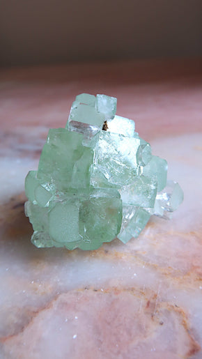 Green Apophyllite Cluster