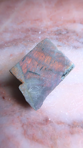 Pink & Gold Labradorite