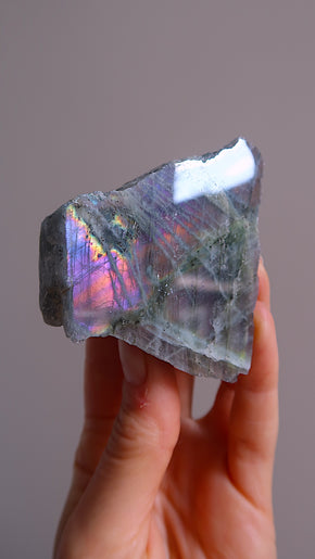 Pink, Gold, Purple Labradorite