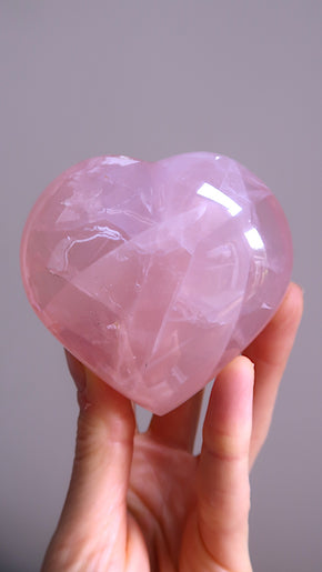 Large Rose Quartz Heart