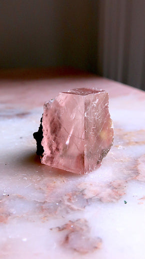 Strawberry Optical Calcite