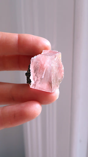 Strawberry Optical Calcite