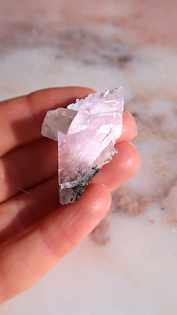 Strawberry Optical Calcite