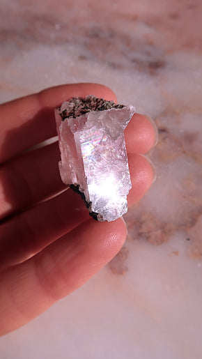 Strawberry Optical Calcite