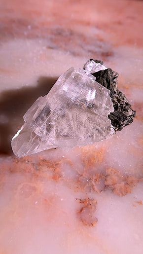 Strawberry Optical Calcite