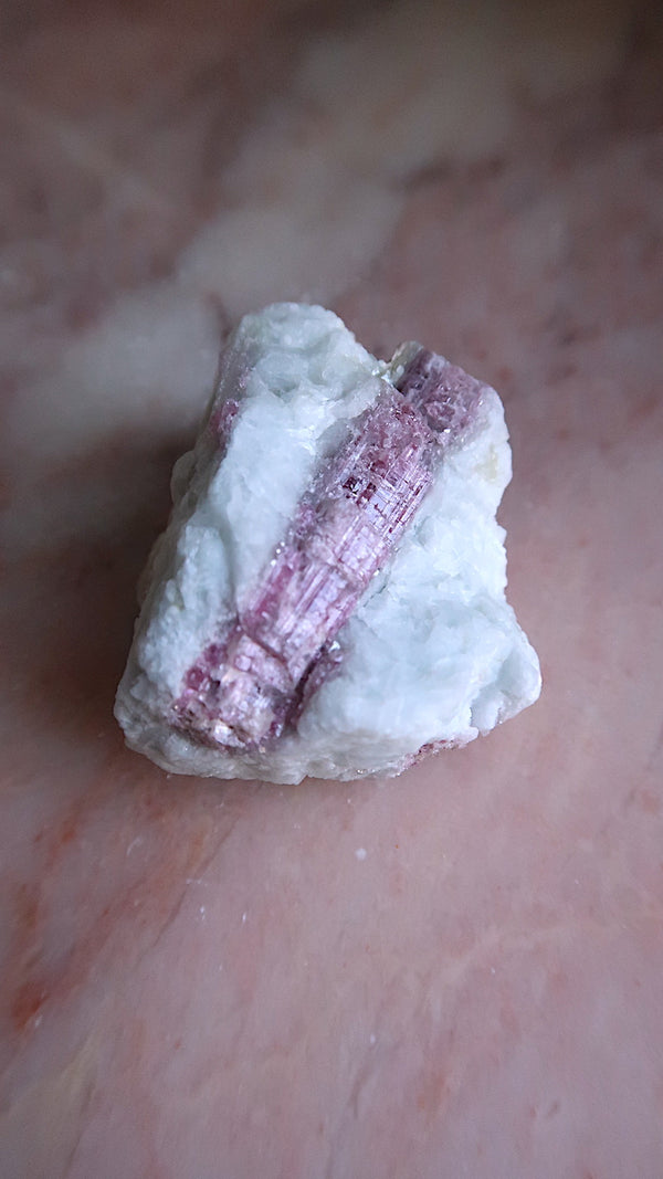 Pink, Blue Tourmaline Cluster