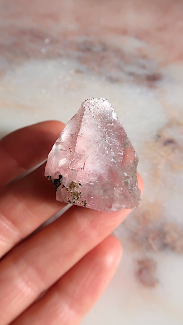 Strawberry Optical Calcite