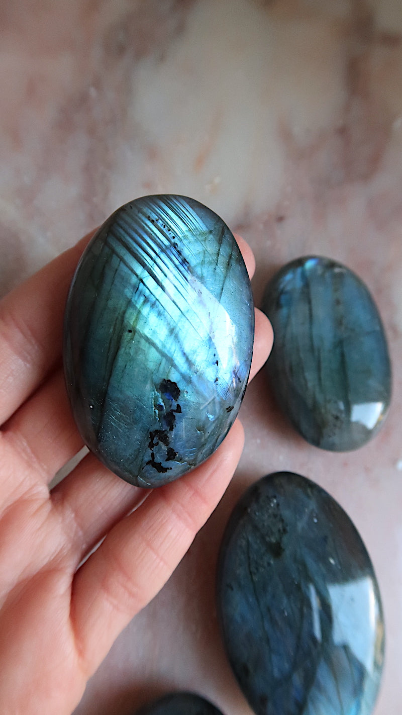 Labradorite Palm Stone