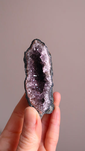 Amethyst Cave (purple & ambre toned crystals)