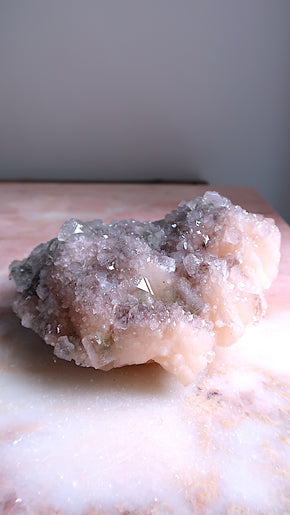Rare Large Purple Apophyllite & Stilbite
