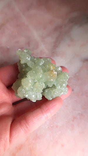 Raw Prehnite Cluster