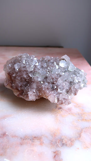 Rare Large Purple Apophyllite & Stilbite