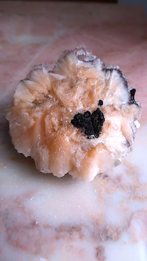 Rare Large Purple Apophyllite & Stilbite