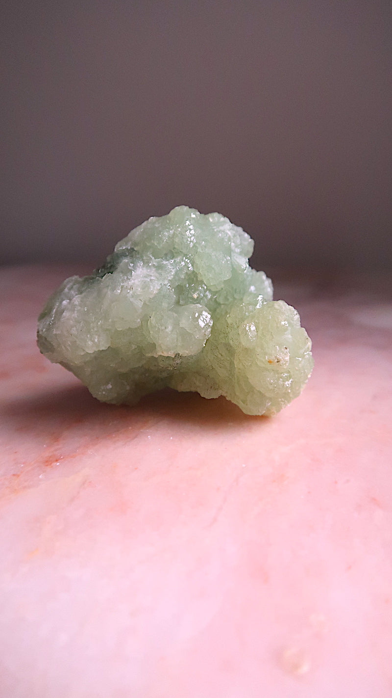 Raw Prehnite Cluster