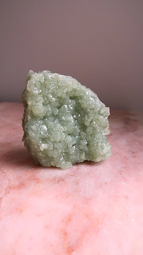 Raw Prehnite Cluster