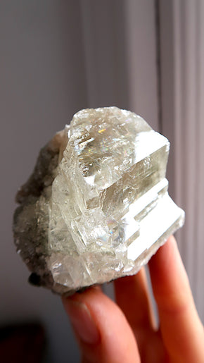Premium Yellow Optical Calcite (rainbows)