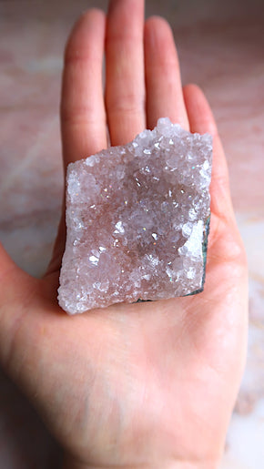 Premium Pink Anandalite (natural rainbow Quartz)