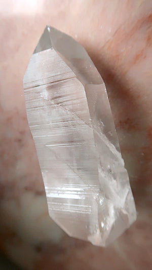 Large Premium Clear Lemurian Quartz (double termination)