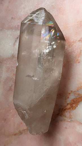 Extra Large Premium Smokey Lemurian (rainbows)