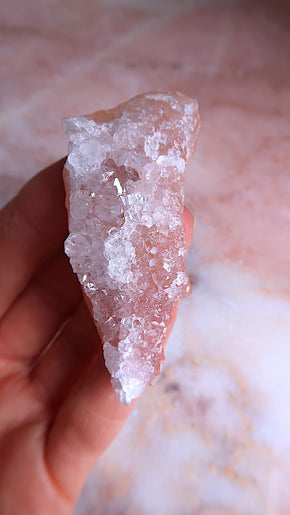 Premium Pink Anandalite (rainbow Quartz)