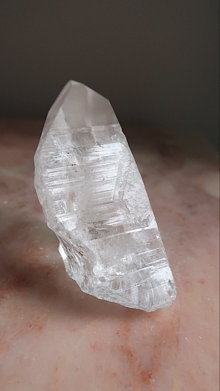 Premium Lemurian Quartz Point