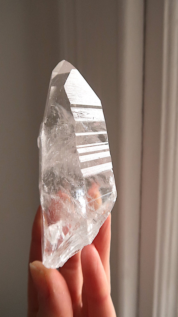 Premium Lemurian Quartz Point