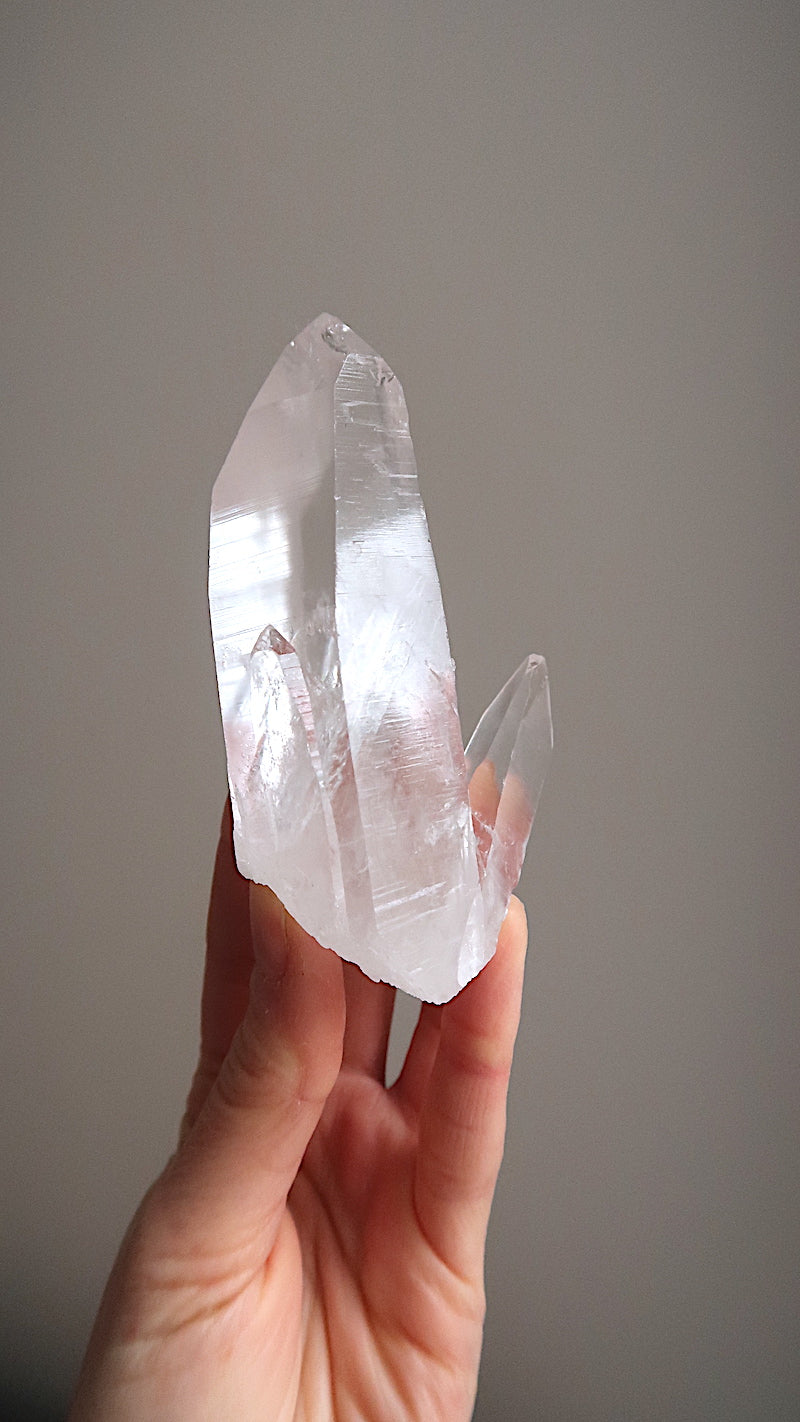 Premium Clear Lemurian Quartz