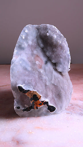 Large Lilac & Pink Sparkly Chalcedony
